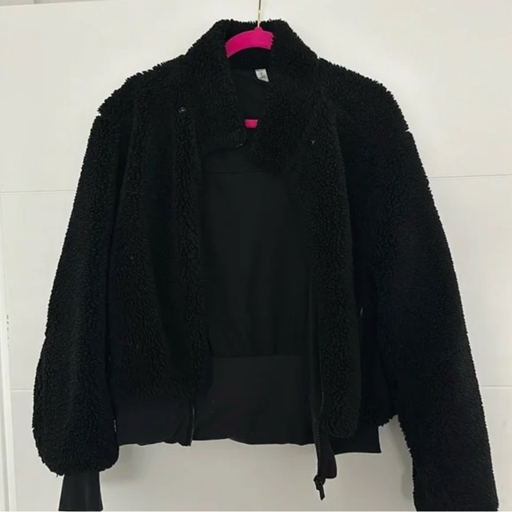 ALO Yoga Black Bomber Jacket